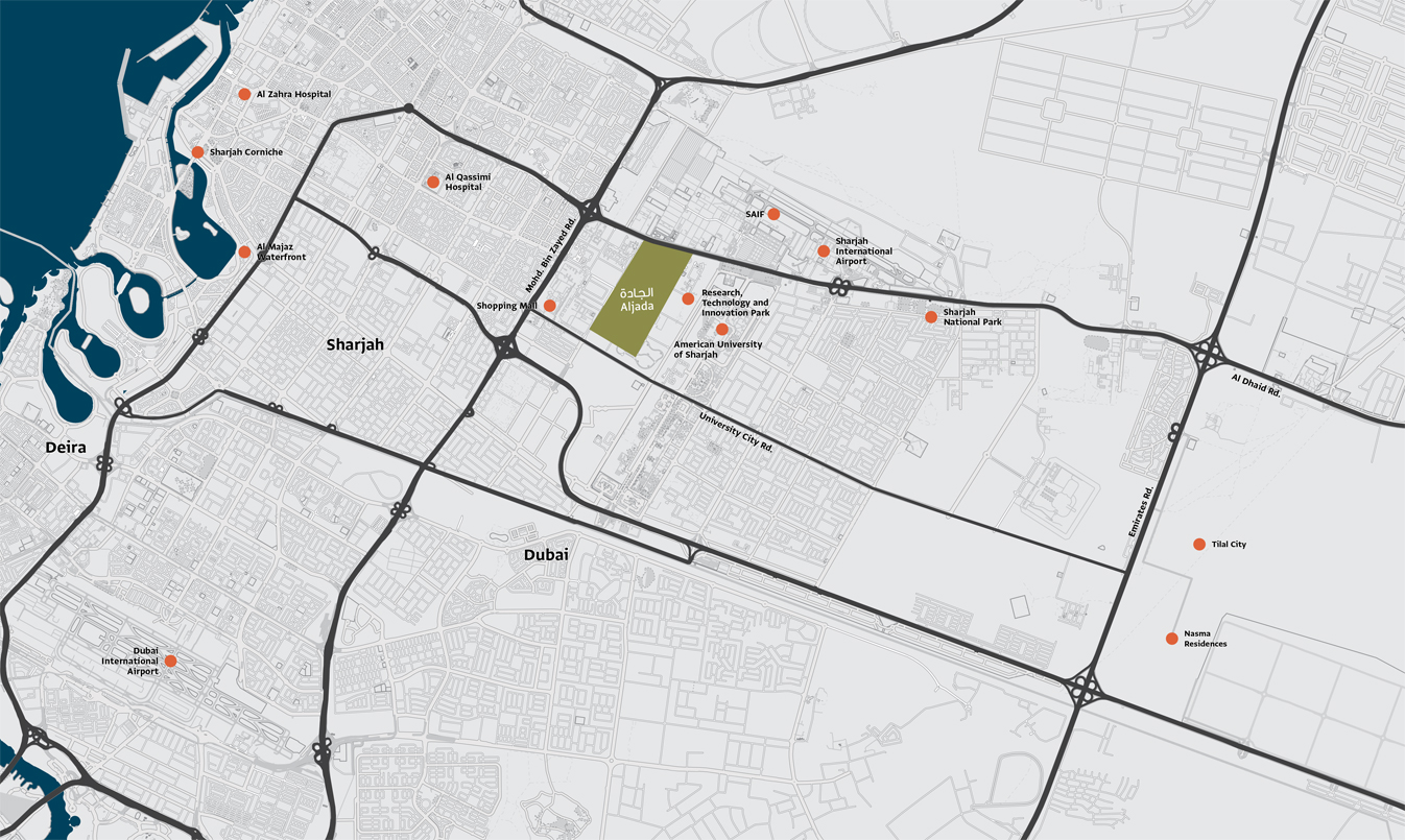 Anber Semi Detached Villas Location Map